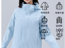 MJ8318 情侣户外羽绒冲锋衣