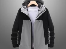 MJ2403G拼色一体冲锋衣外套