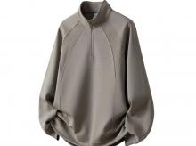 MJ1908 登山棉立领半拉链卫衣