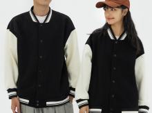 米妮棉银狐绒棒球服