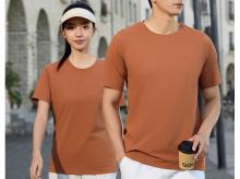 MJ504  透气圆领网眼孔圆领T恤