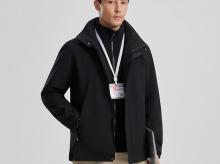 MJ29777 大牌同款纯色冲锋衣工服款